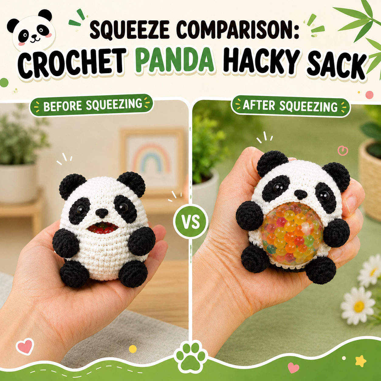 WoolyArtis™ | Crochet Animal Stress Ball Bundle | Crochet Hacky Sack Collection | Kawaii Amigurumi Fidget Toys | Handmade Sensory Stress Relief Gift Set